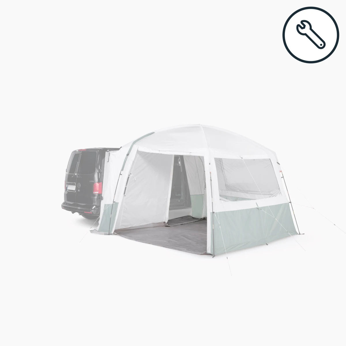 QUECHUA Podlaha – náhradný diel pre predsieň stanu Van Connect Arpenaz Fresh bez · záber 1