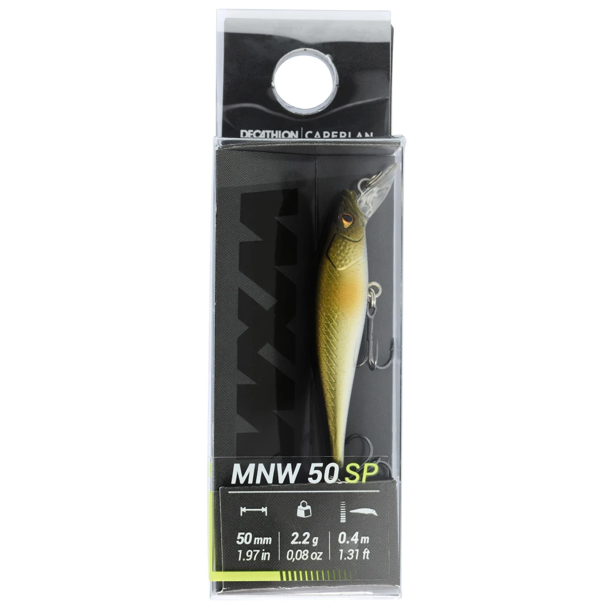 CAPERLAN Wobler Jerkbait Minnow WXM MNW 50 SP Ayu bez · záber 2