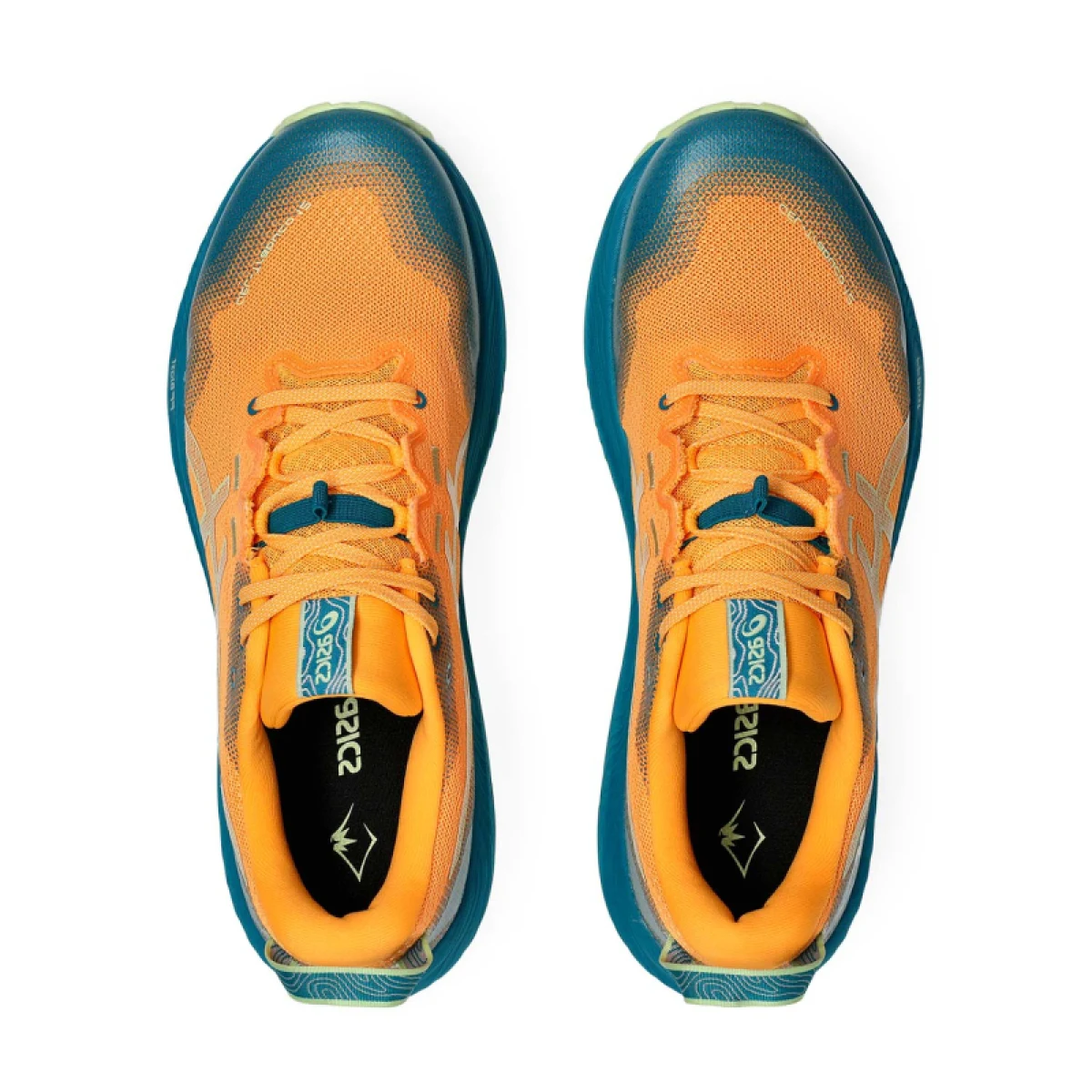 Férfi futó trail cipők ASICS Gel Trabuco 12 stadium orange cool matcha · záber 4