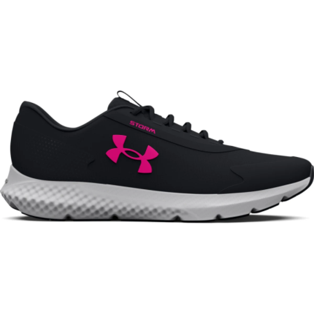 Dámská běžecká obuv UNDER ARMOUR UA W Charged Rogue 3 Storm black jet gray rebel pink · záber 1