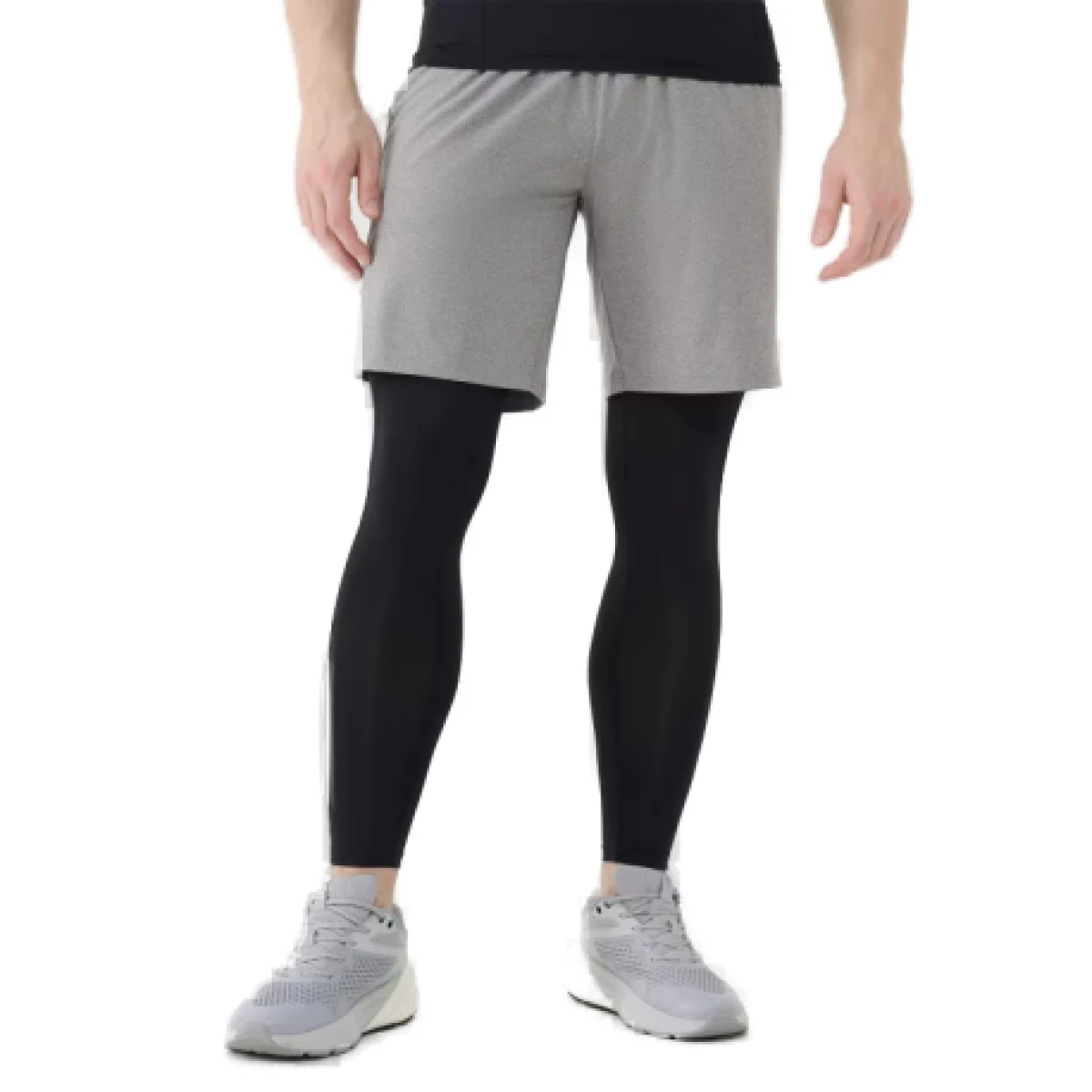Pánské tréninkové kraťasy 4F SHORTS FNK M1277-25M-GREY MELANGE · záber 1