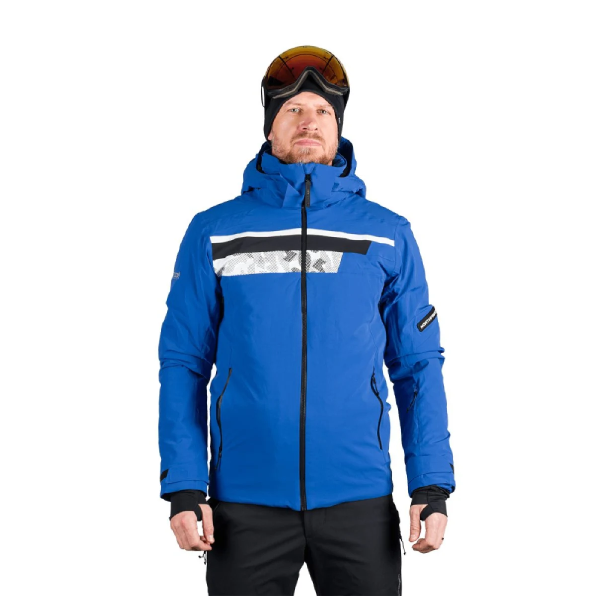 Pánská lyžařská bunda NORTHFINDER VOLOS-282blueblack · záber 2