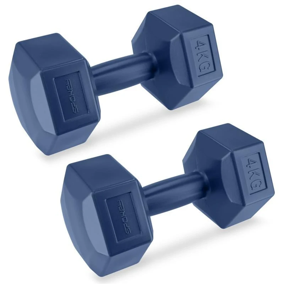 Sada závaží SPOKEY MONSTER DARK BLUE HEXA 2x 4 kg · záber 1