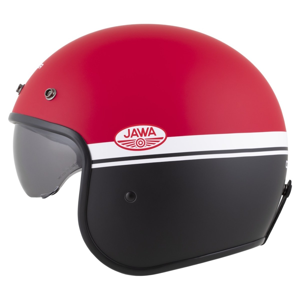 Cassida Oxygen Jawa OHC 2.0 červená matná/černá/bílá XL (61-62) · záber 3
