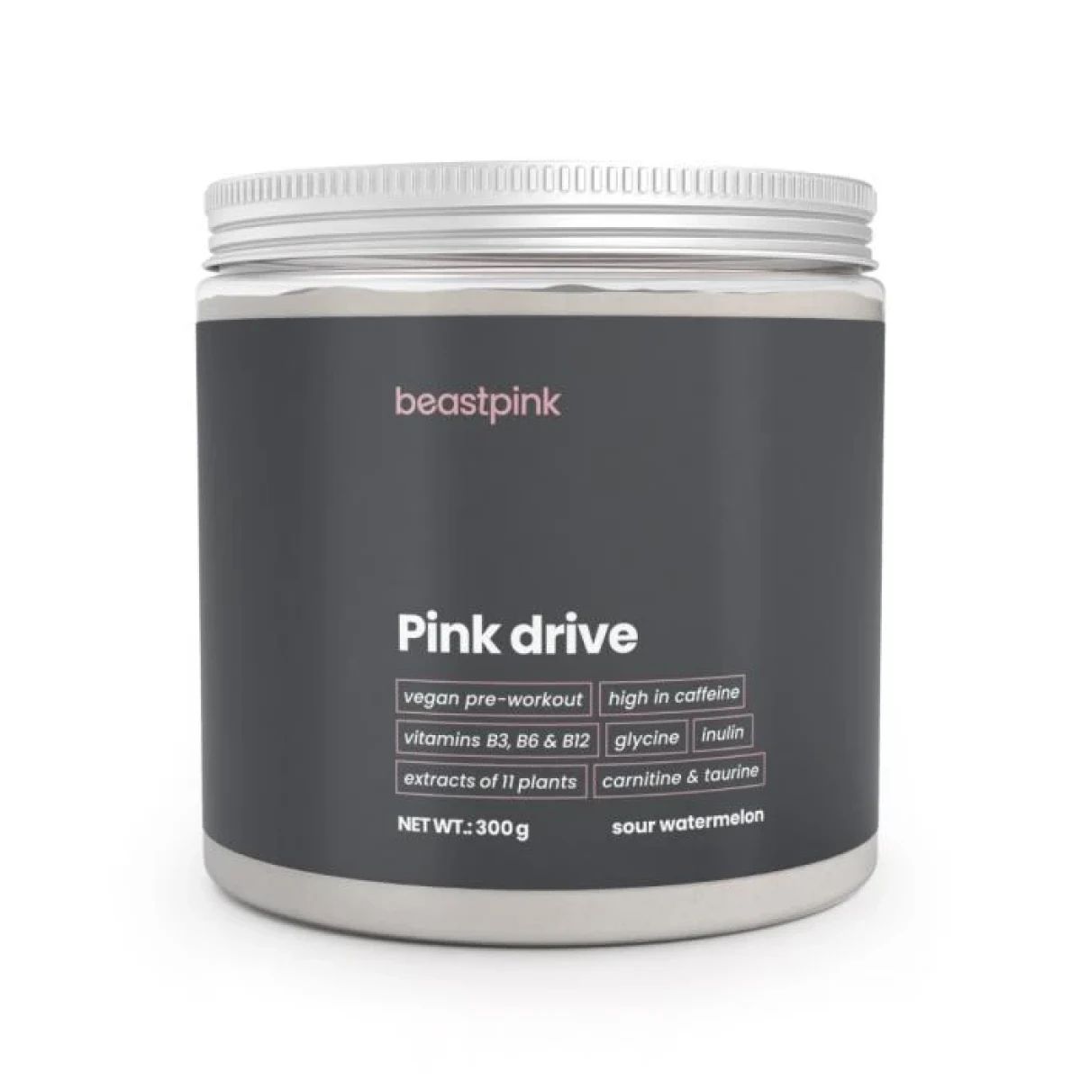 BeastPink Pink Drive - Barva: ružová | Příchuť: Jahodová limonáda | Hmotnost: 0,3 kg | Balení: 12 · záber 4