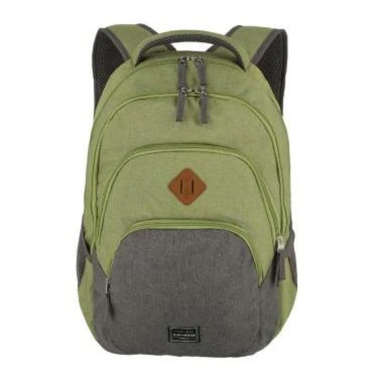 Travelite Basics Backpack Melange Green/grey batoh · záber 1