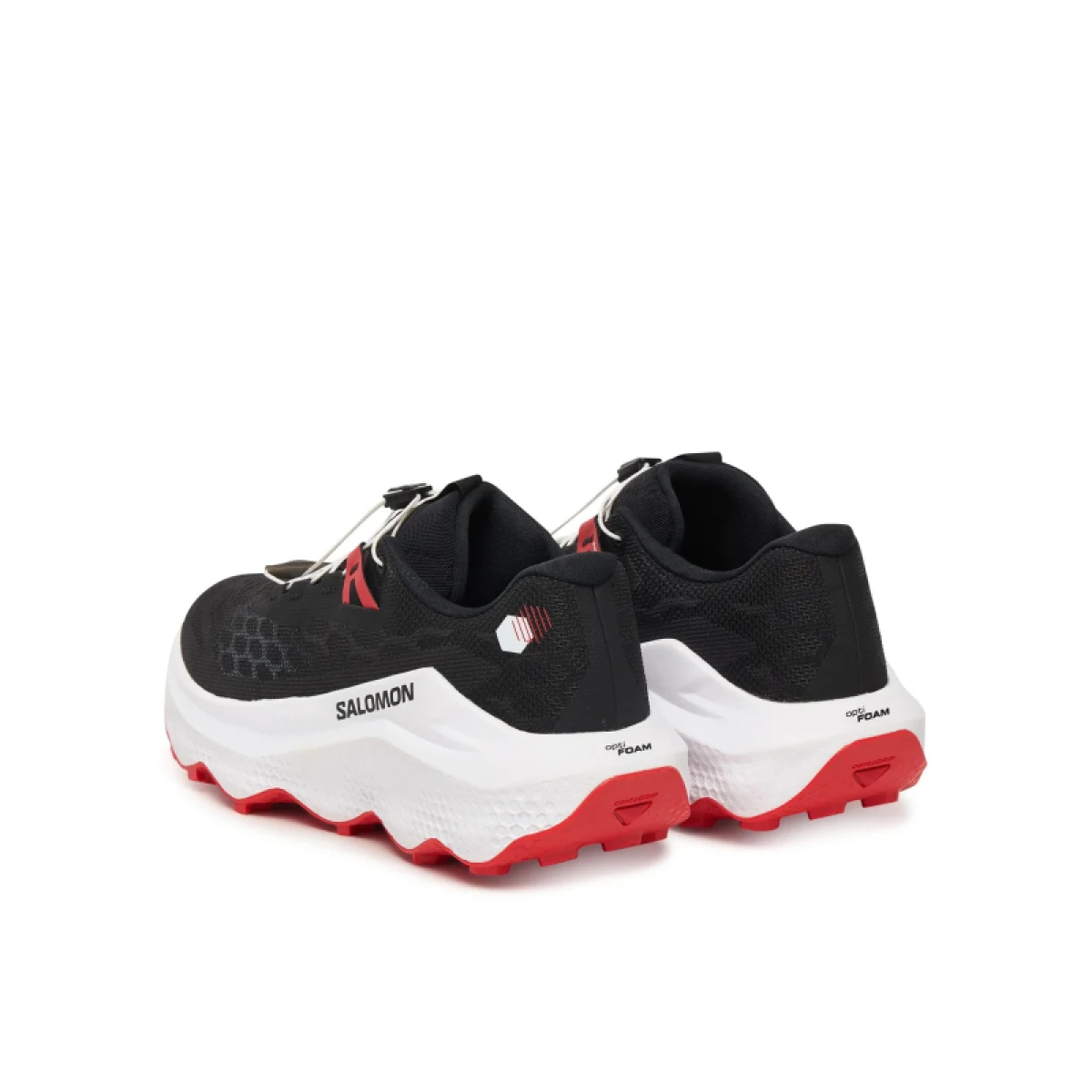 Pánska bežecká trailová obuv SALOMON Ultra Glide 4 M black white fiery red · záber 4