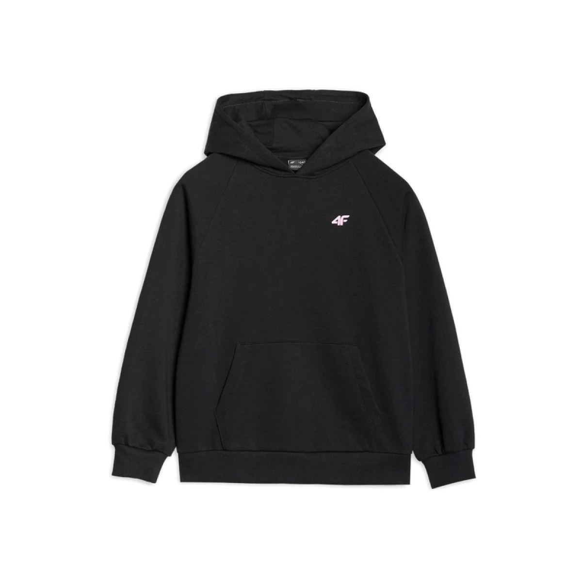 Dívčí mikina s kapucí 4F JUNIOR SWEATSHIRT F1478-20S-DEEP BLACK · záber 5