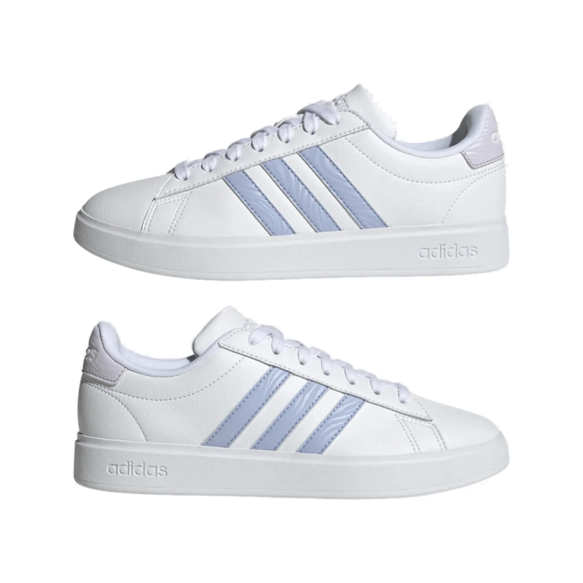 Dámská rekreační obuv ADIDAS Grand Court cloud white blue dawn silver dawn · záber 3