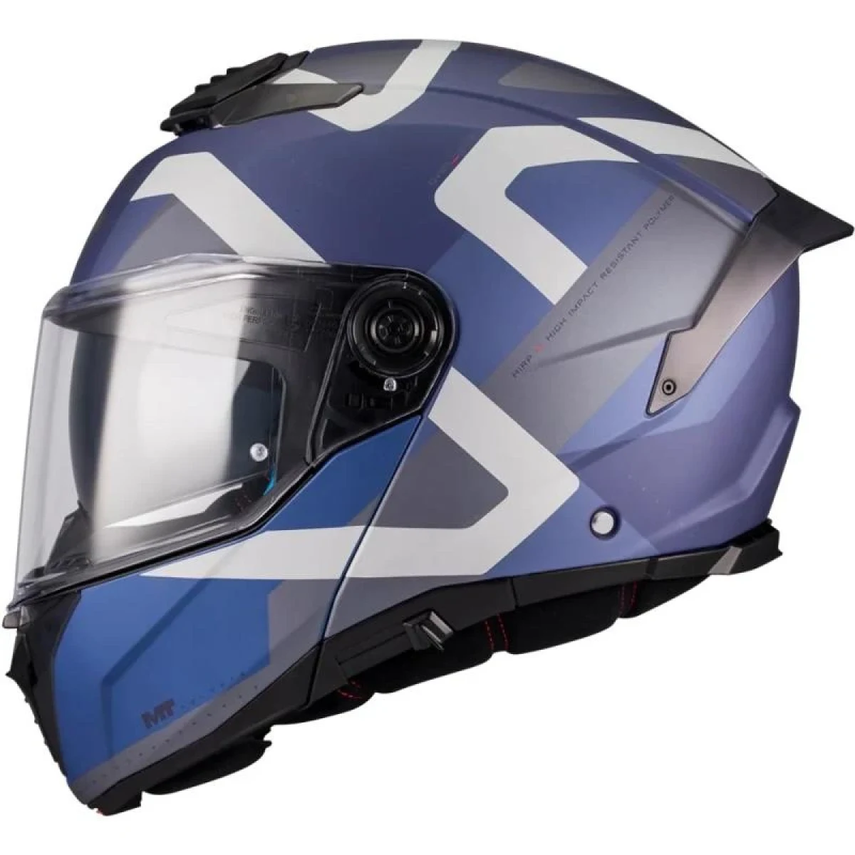 MT Helmets Atom 2 SV Dexter C2 matná modro-šedá - Velikost: 55-56 | Barva: Modrá · záber 1