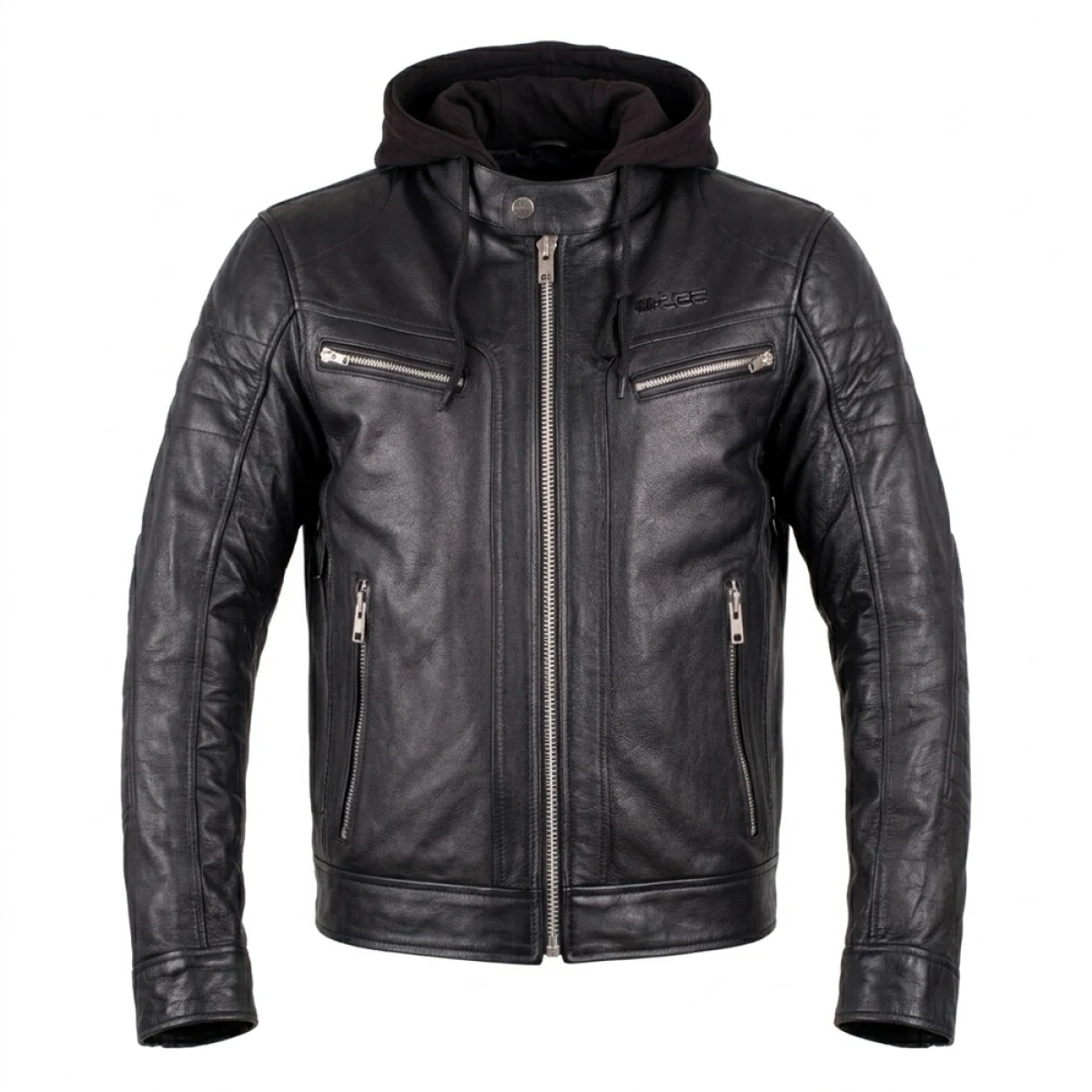 Kožená moto bunda W-TEC Murayo Farba čierna, · záber 1