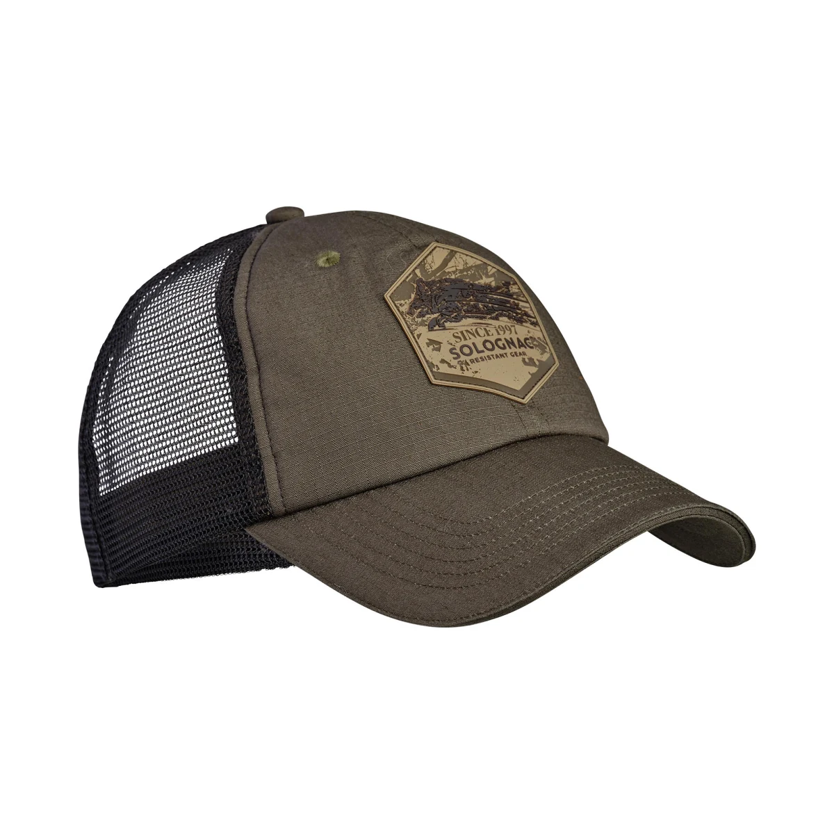 SOLOGNAC Šiltovka Trucker Patch Sanglier zelená jedna veľkosť · záber 2