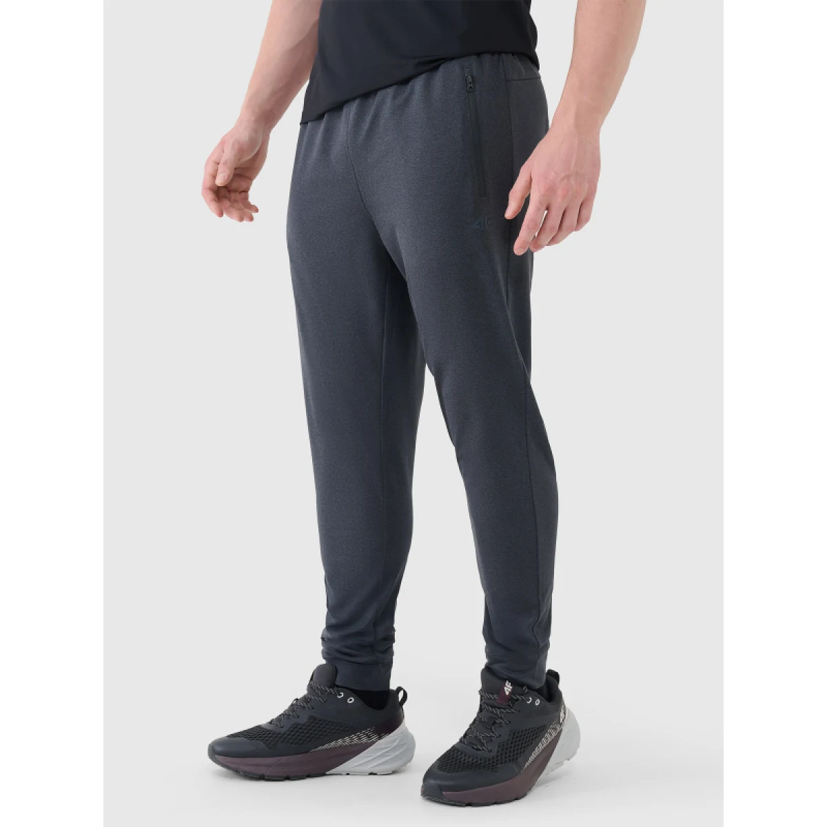 Pánske tepláky 4F TROUSERS FNK M1046-22M-ANTHRACITE MELANGE · záber 2