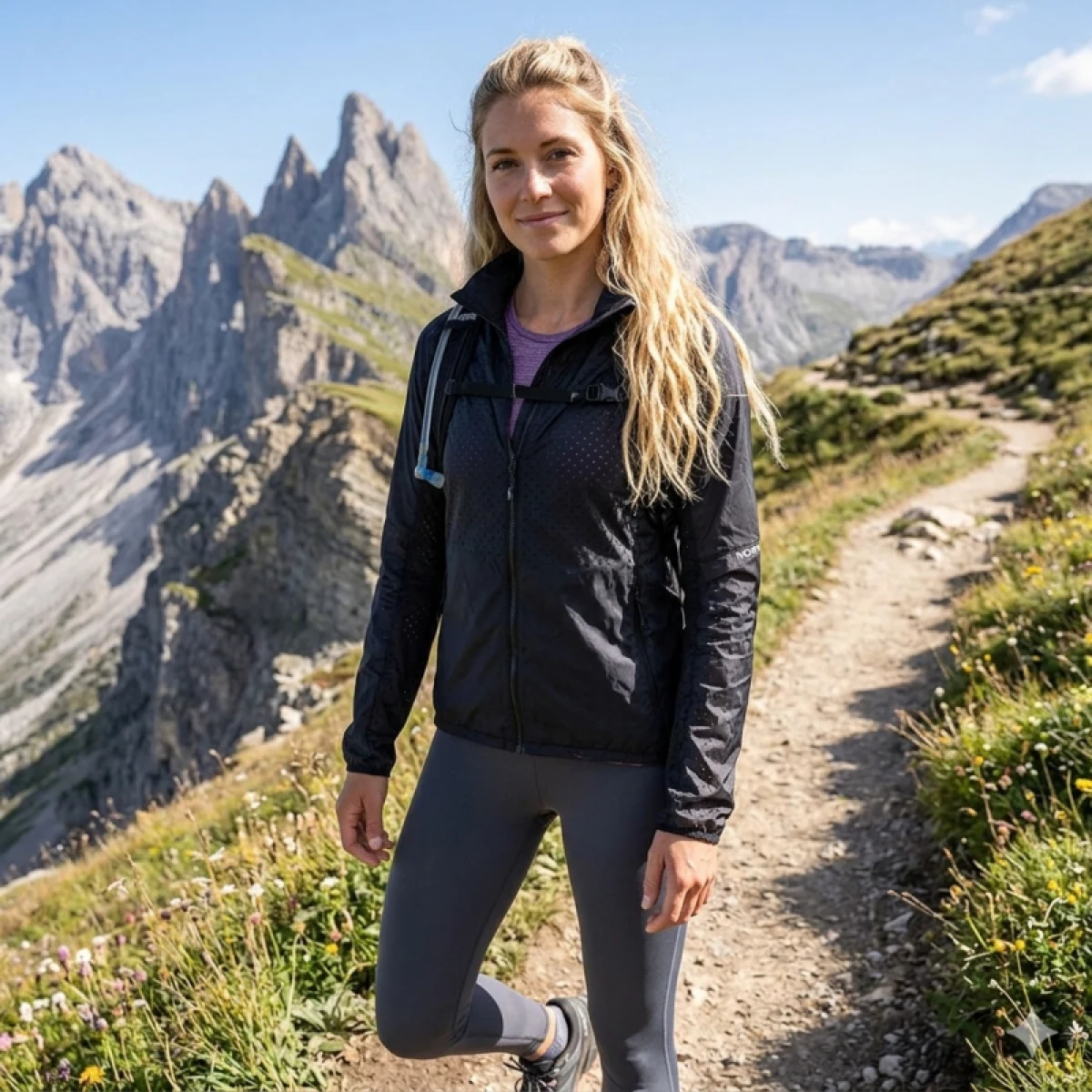 Dámska turistická bunda NORTHFINDER JAZLYNN 269black · záber 5
