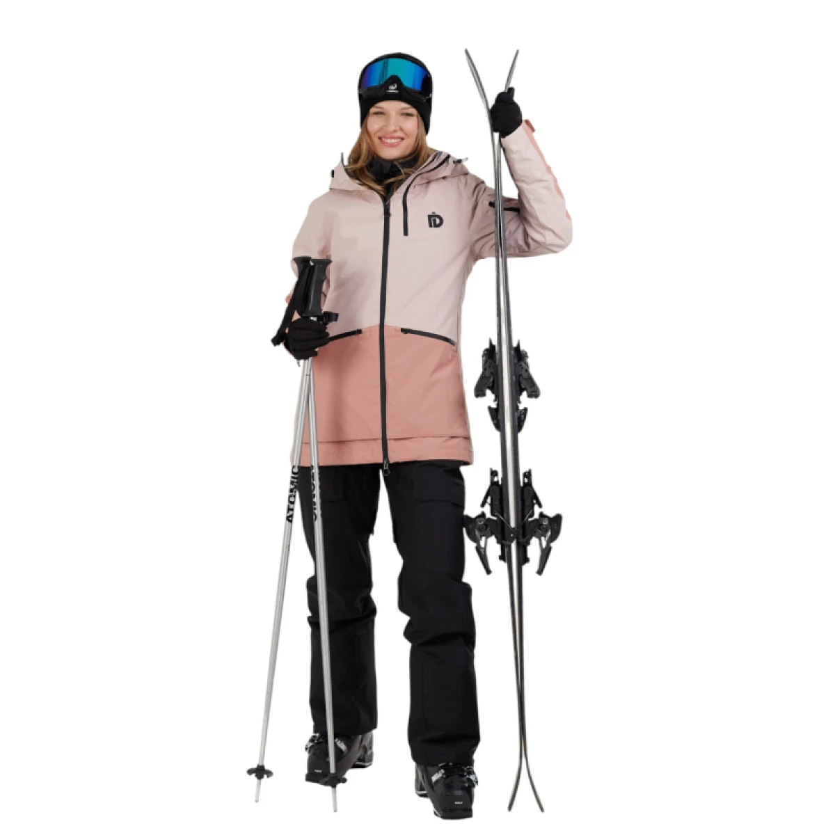 Dámska lyžiarska bunda FUNDANGO Nashua ECO 3L Allmountain Jacket-385- mauve · záber 5