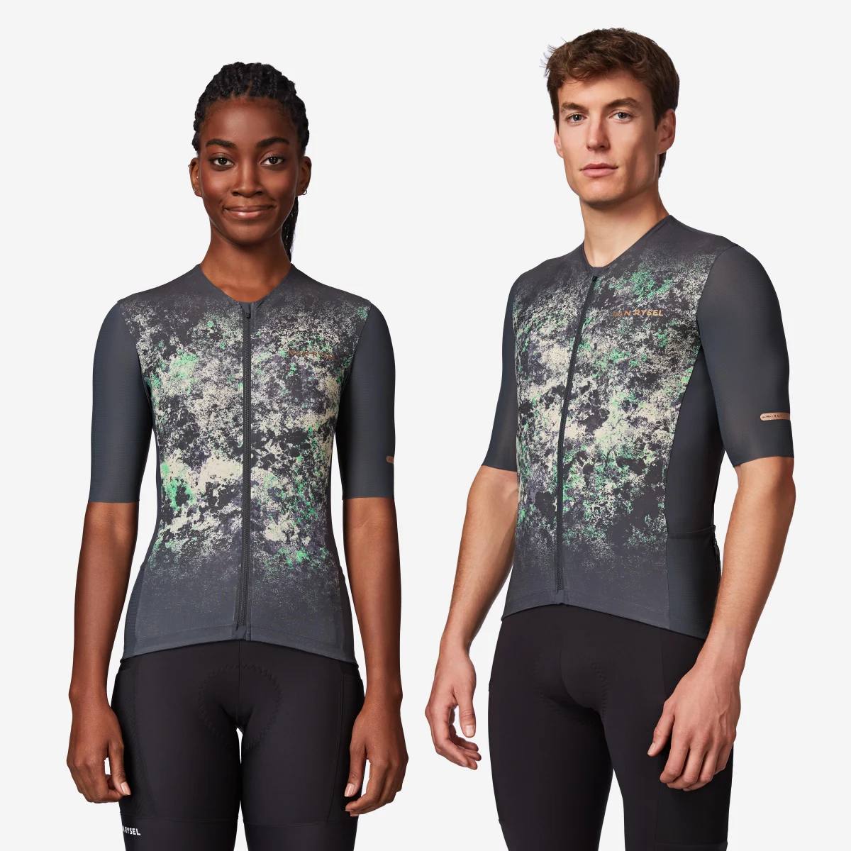 VAN RYSEL Unisex cyklistický dres EDR ULTRA krátky rukáv sivý XL · záber 1