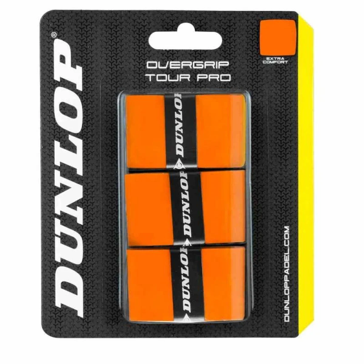 Padel omotávky DUNLOP PRO TOUR OverGrip oranžový · záber 1