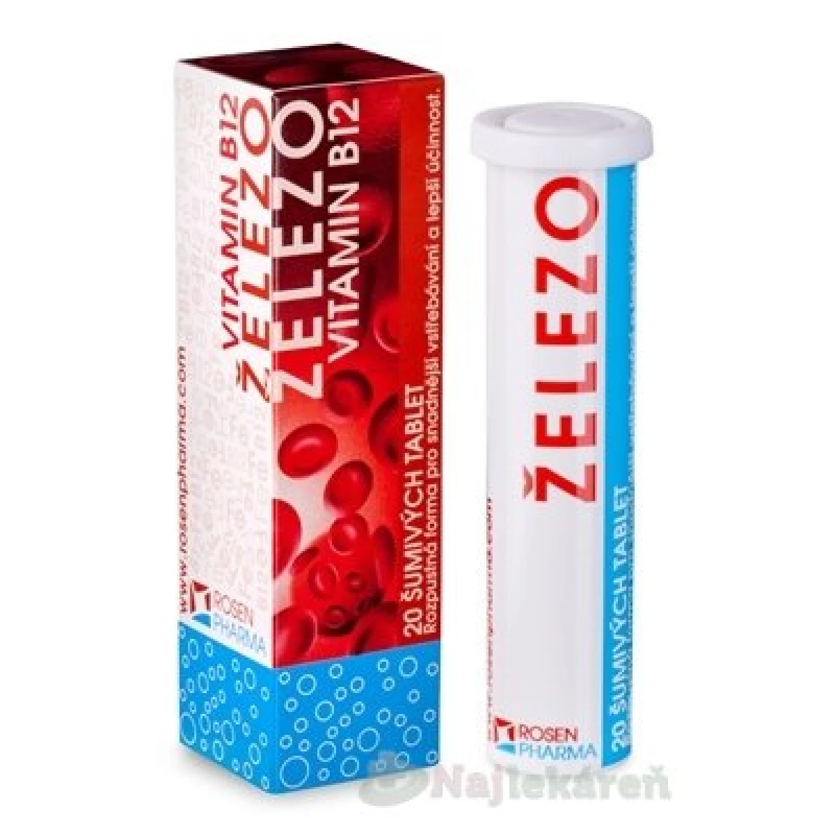ŽELEZO + Vitamín B12 - RosenPharma · záber 1