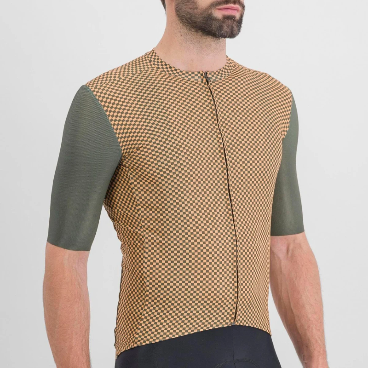 Pánský cyklistický dres s krátkým rukávem SPORTFUL Checkmate jersey, beetle papaya · záber 4