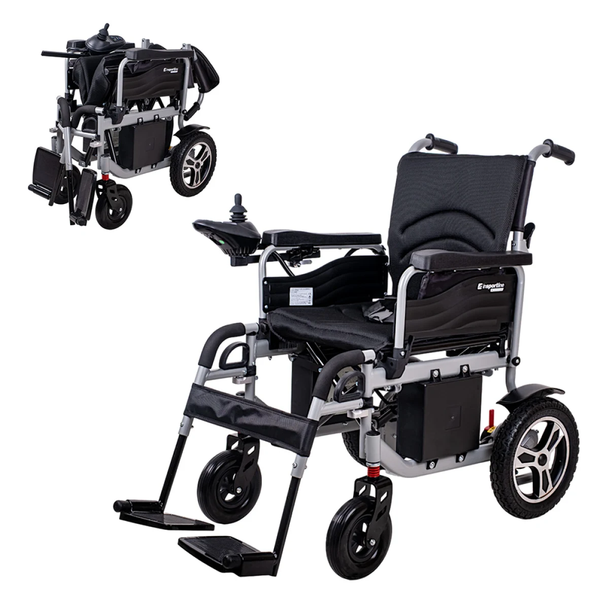Elektrický invalidný vozík inSPORTline Svanson • 45 kg • do 130kg • až 25km dojazd · záber 1