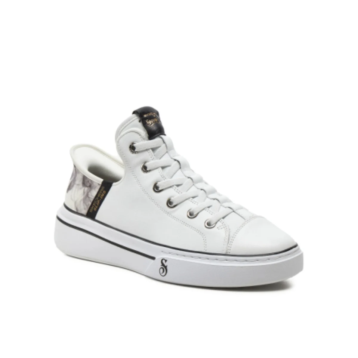 Pánská vycházková obuv SKECHERS Snoop Dogg Slip-Ins white · záber 1