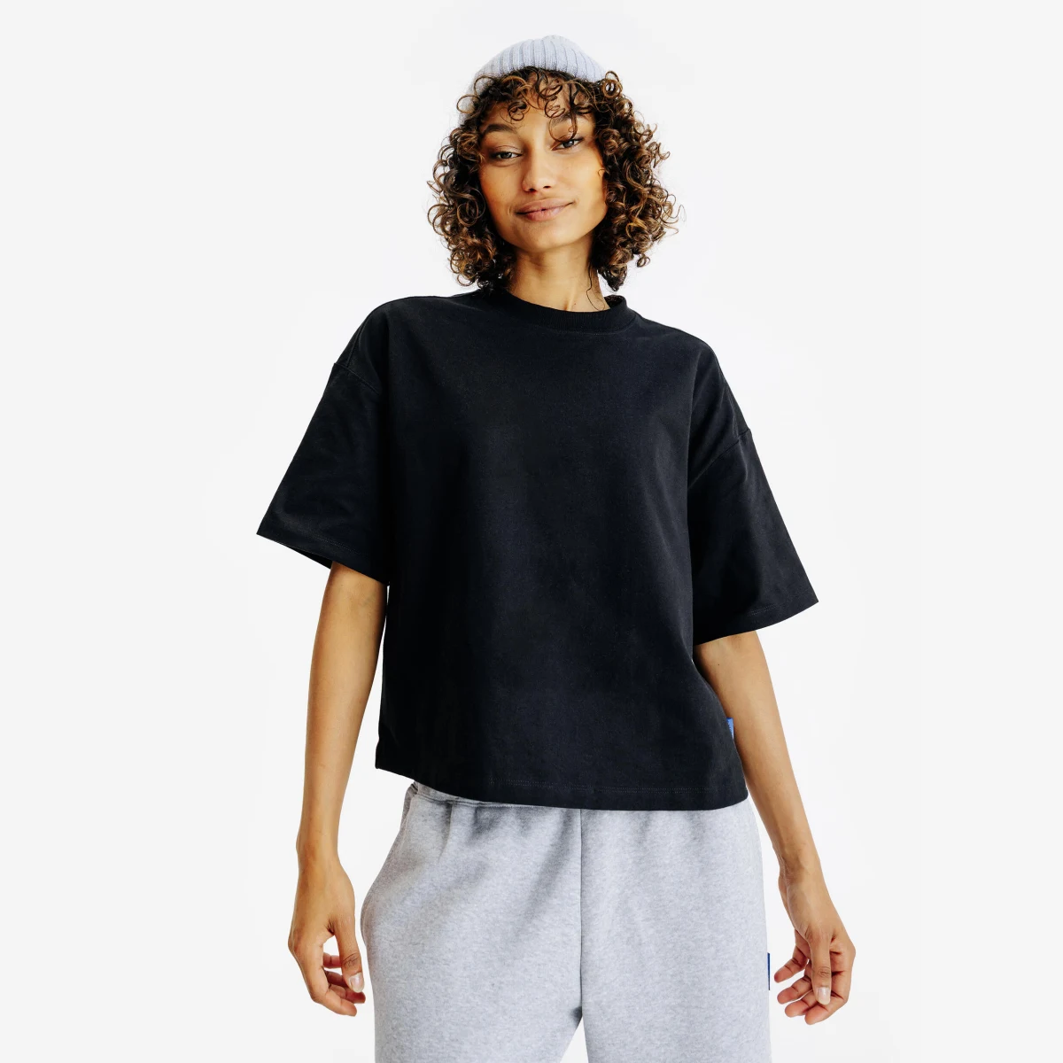 DECATHLON Dámske crop tričko čierne XL · záber 1