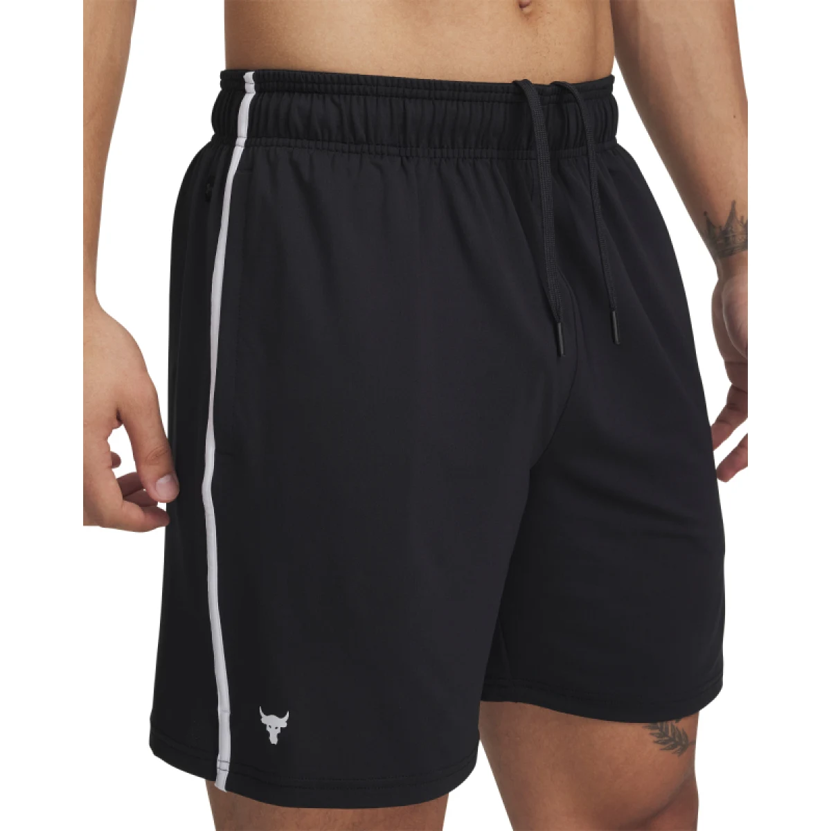 Pánské teplákové kraťasy UNDER ARMOUR PROJECT ROCK Mesh Short-BLK · záber 2
