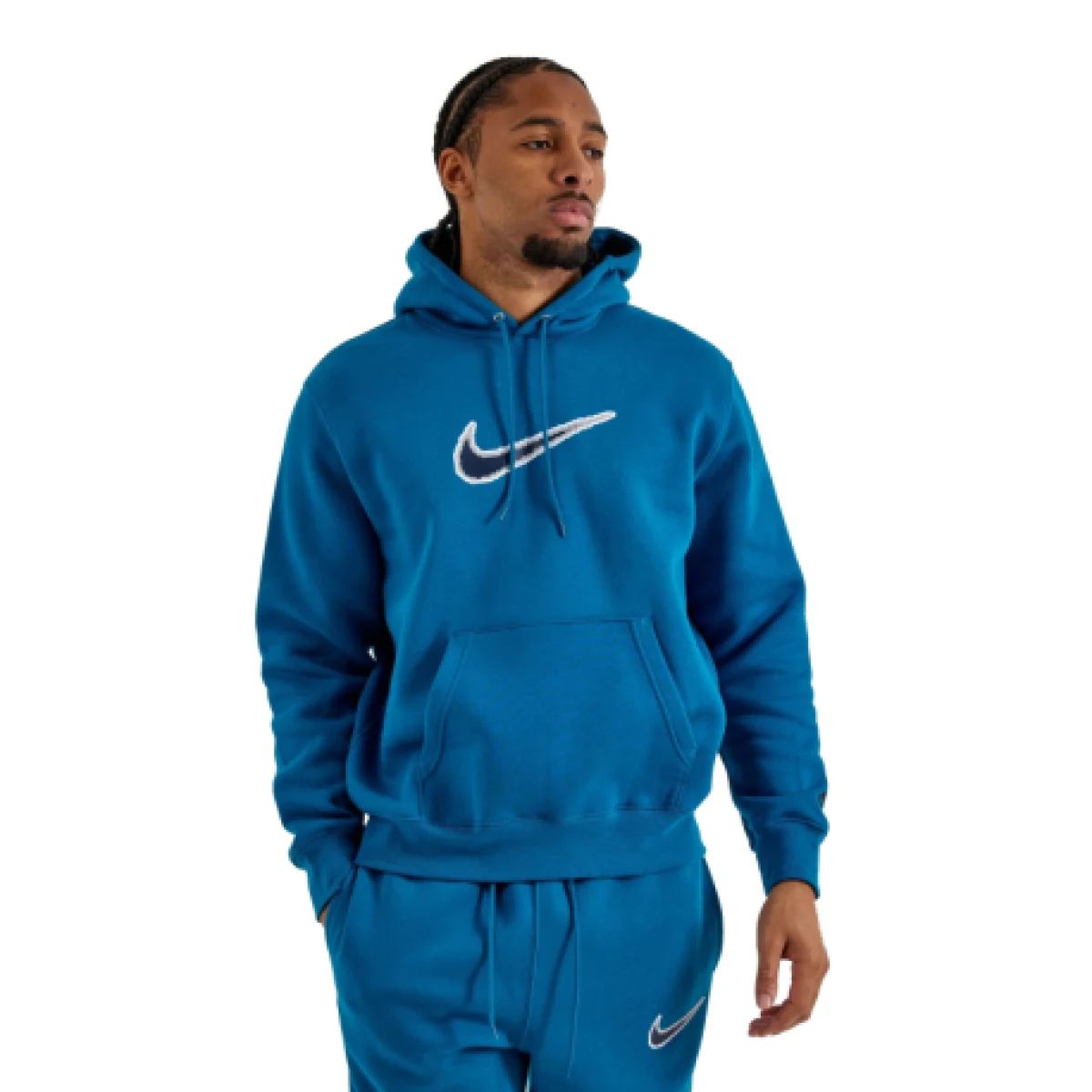 Pánská mikina s kapucí NIKE M NK CLUB BB HDY NEO VARSITY GREEN ABYSS GREEN ABYSS BLACK · záber 1
