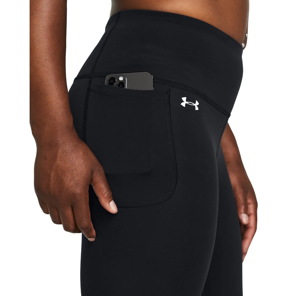 Under Armour Dámské legíny Motion Capri Black - Velikost: XS | Barva: Čierna | Hmotnost: 0,157 kg · záber 3
