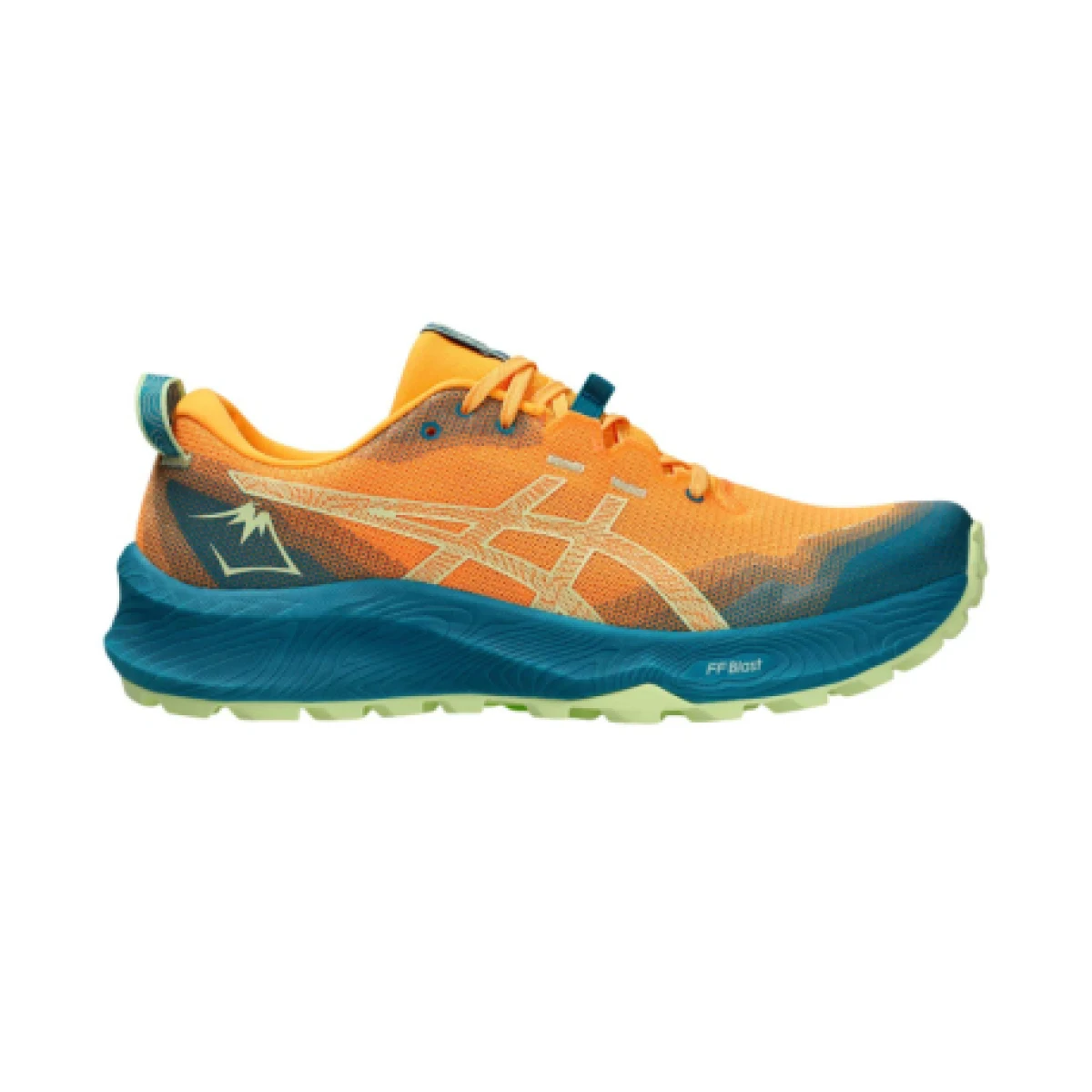 Férfi futó trail cipők ASICS Gel Trabuco 12 stadium orange cool matcha · záber 1