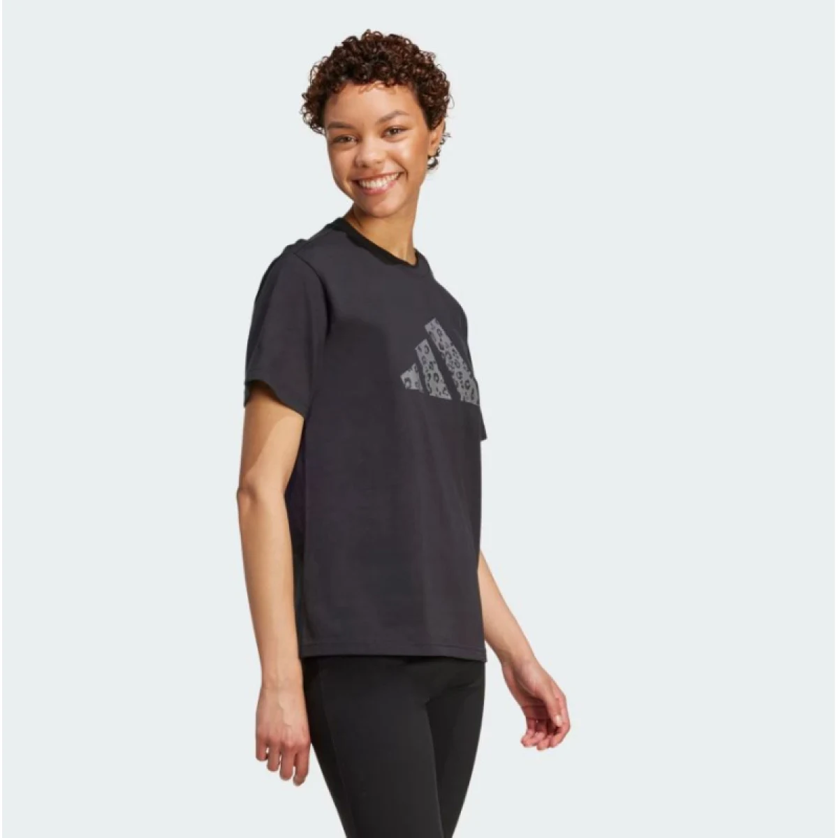 Dámske tričko s krátkym rukávom ADIDAS W ANIMAL T BLACK · záber 2