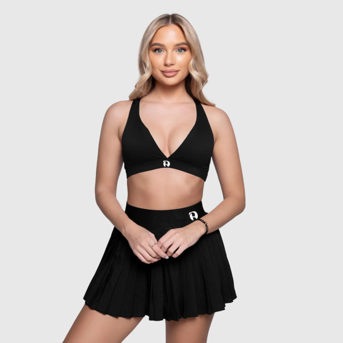 Športová podprsenka Iron Aesthetics Delta, čierna · záber 5