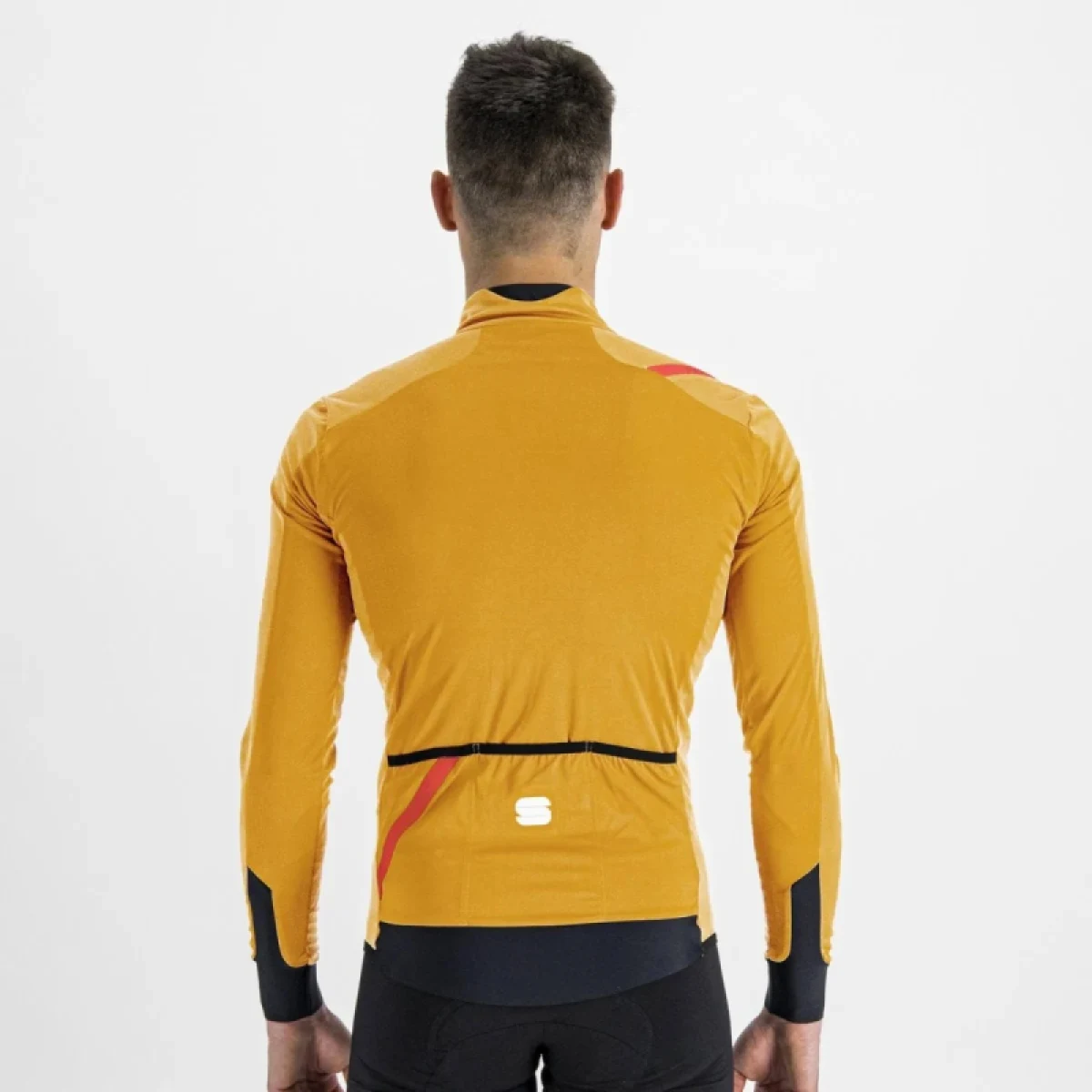 Pánská cyklistická bunda SPORTFUL Fiandre light no rain jacket, dark gold · záber 3