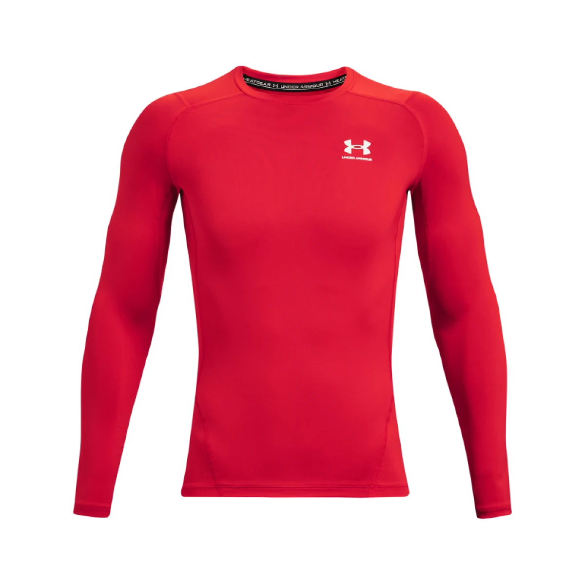 Pánské kompresní tričko s dlouhým rukávem UNDER ARMOUR UA HG Armour Comp LS-RED · záber 5
