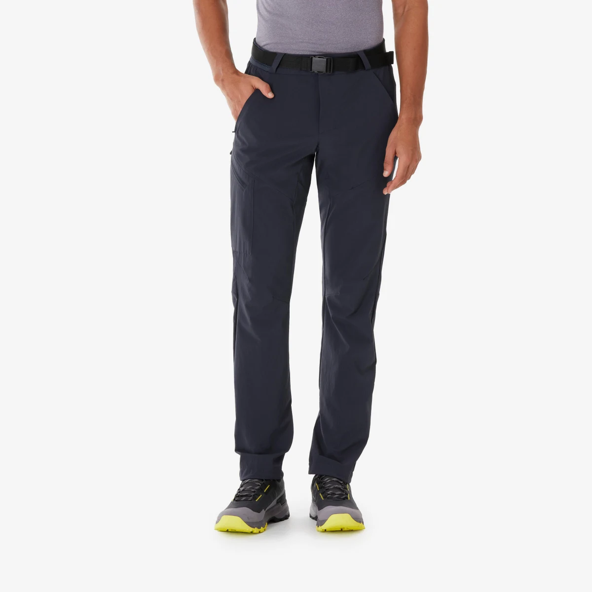 QUECHUA Pánske turistické nohavice MH500 modré S (L33) · záber 1
