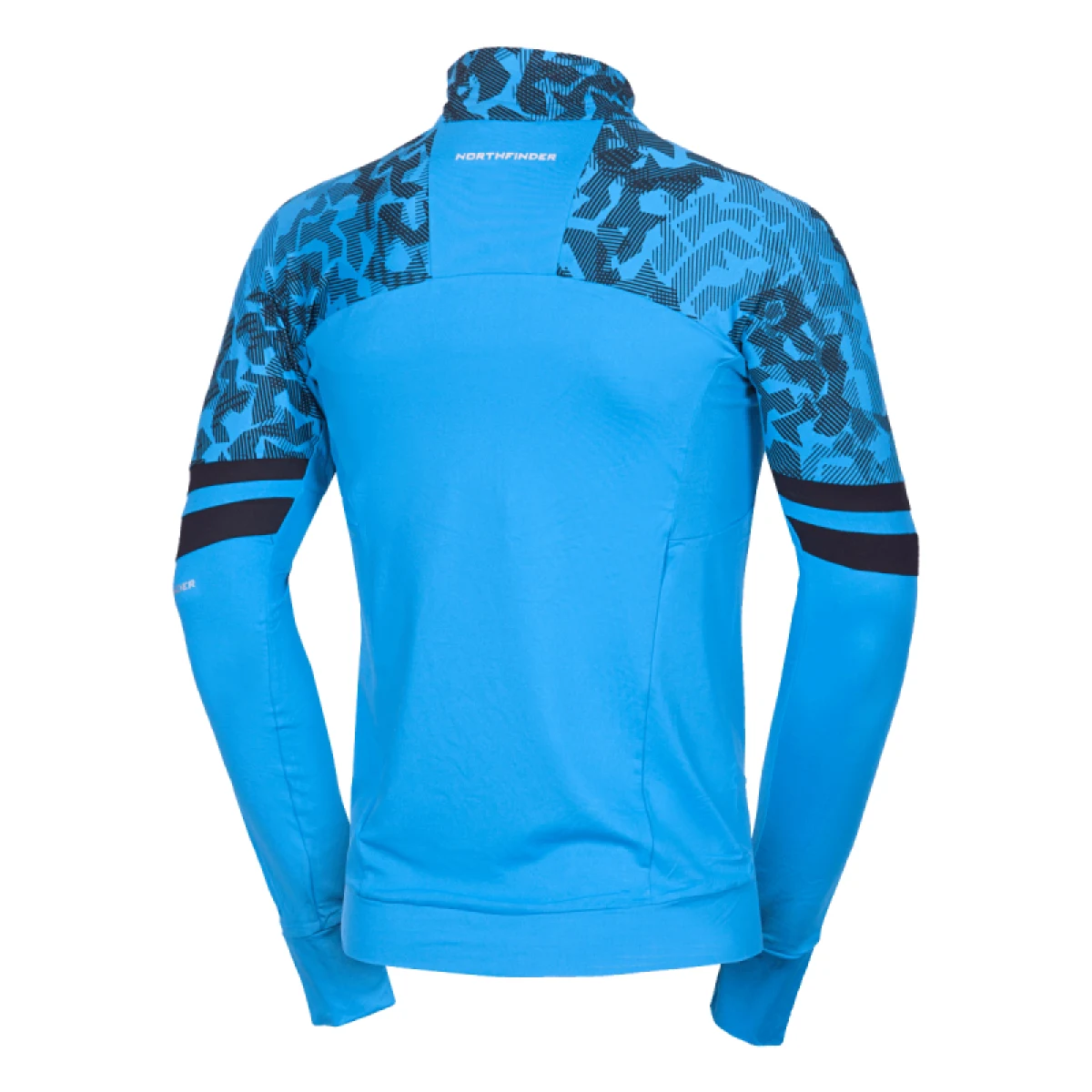 Pánska lyžiarska mikina s 1 2 zipsom NORTHFINDER BERTI-282blueblack · záber 4