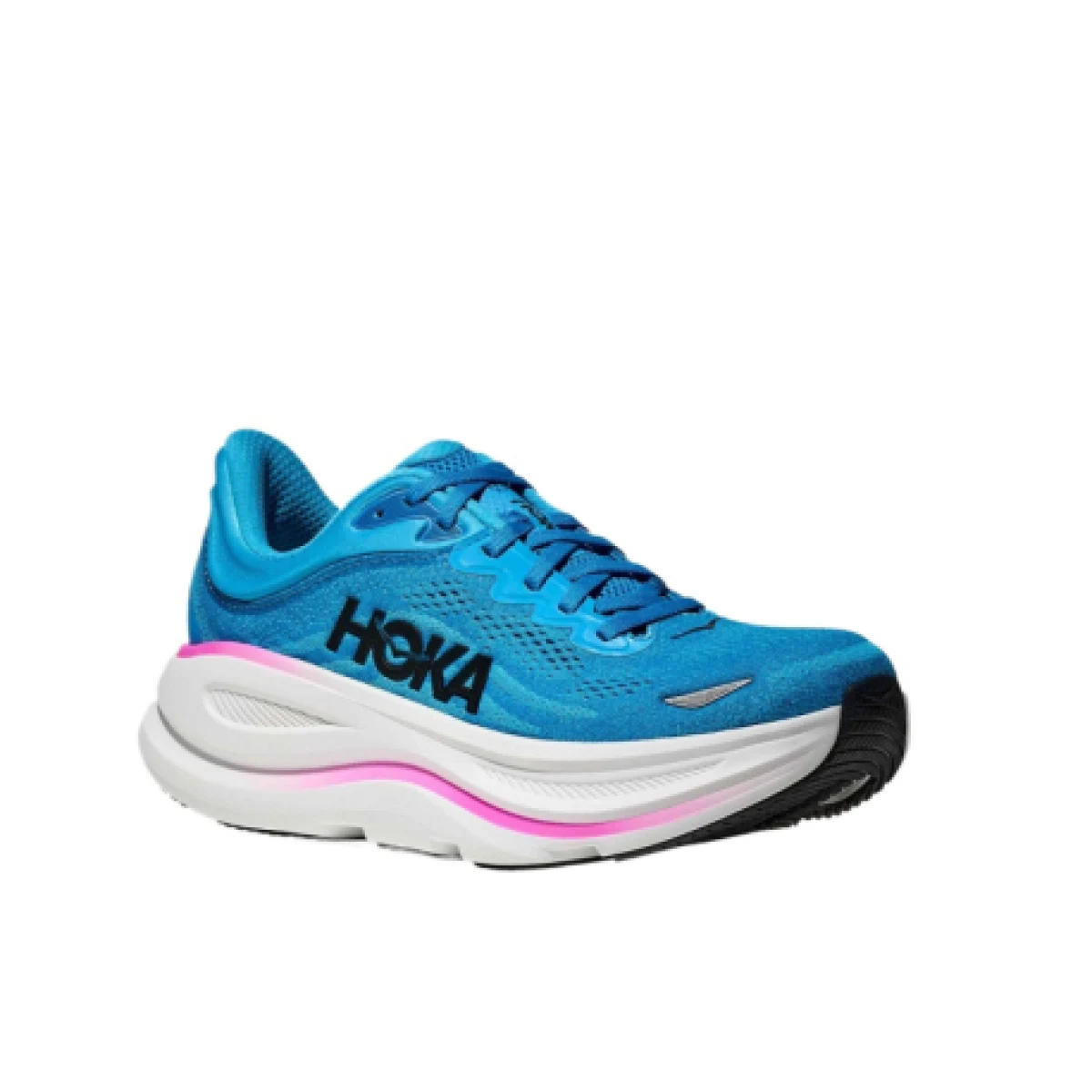 Dámska bežecká obuv HOKA Bondi 9 W skyward blue neon fuchsia · záber 1