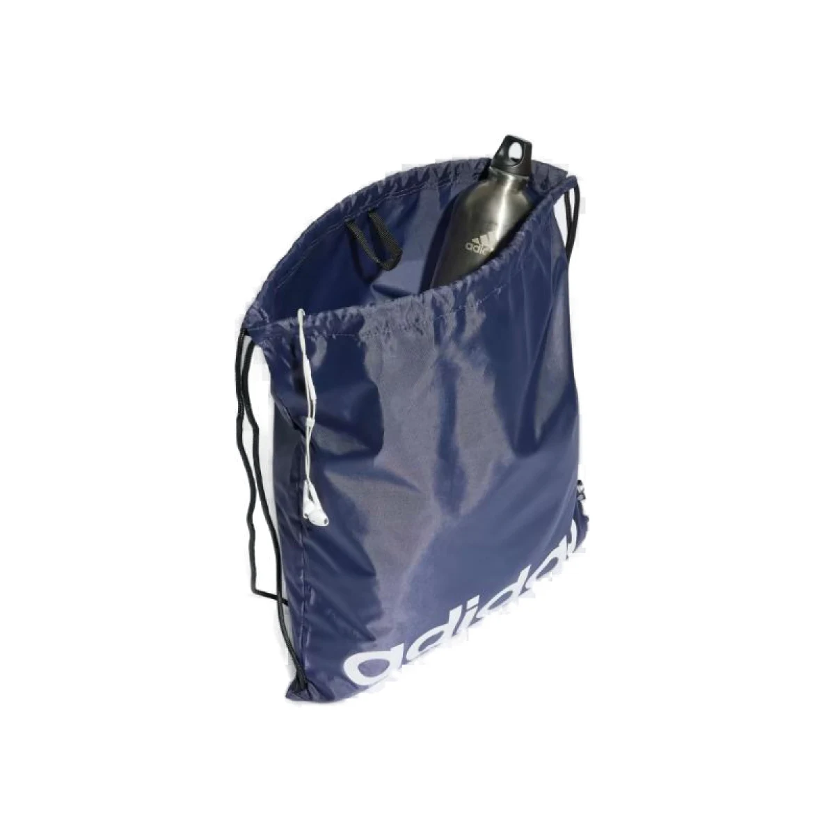 Vrecko na přezůvky ADIDAS LINEAR GYMSACK SHANAV BLACK WHITE · záber 3