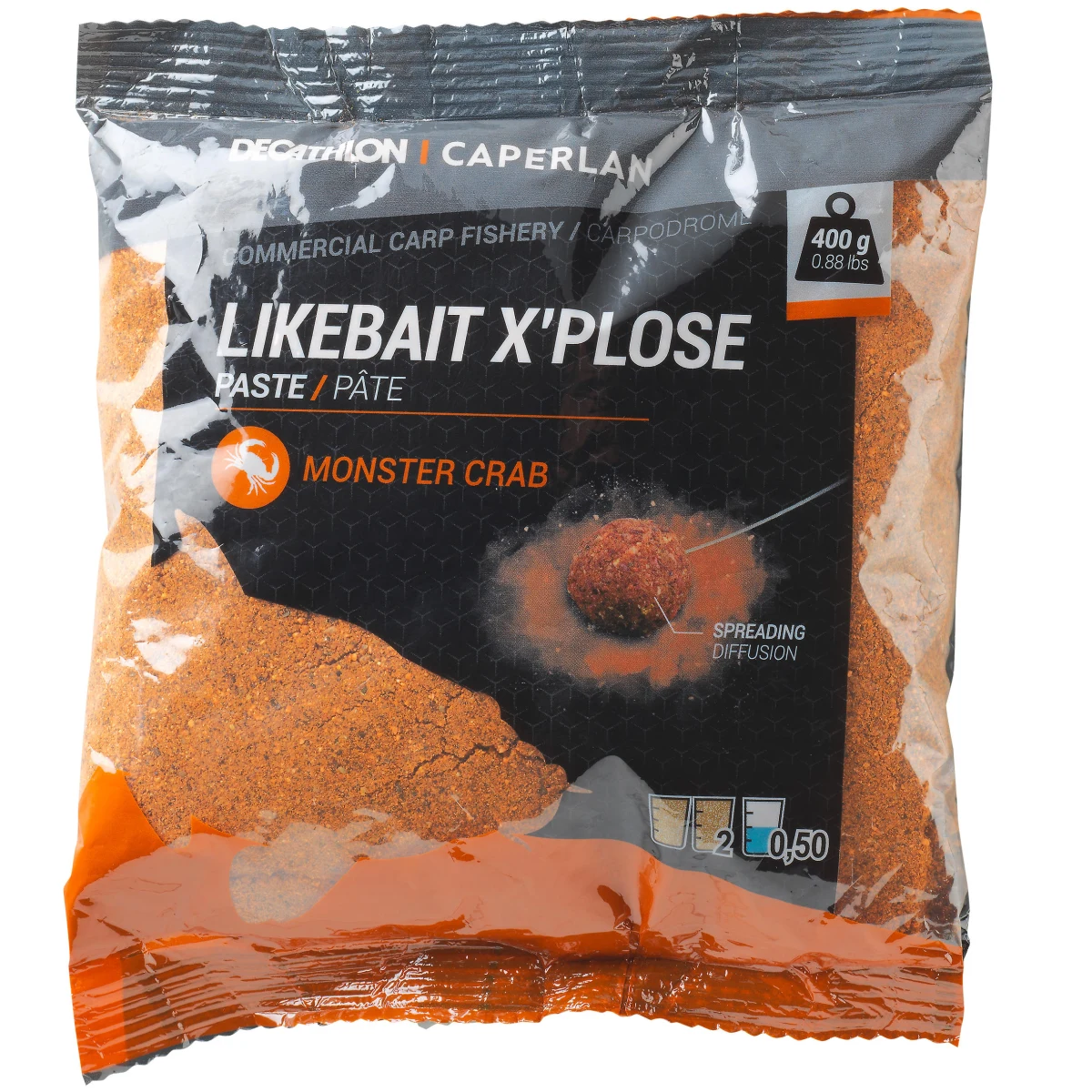 CAPERLAN Cesto Likebait Xplose Monster Crab na lov kaprov na plávanú bez · záber 2