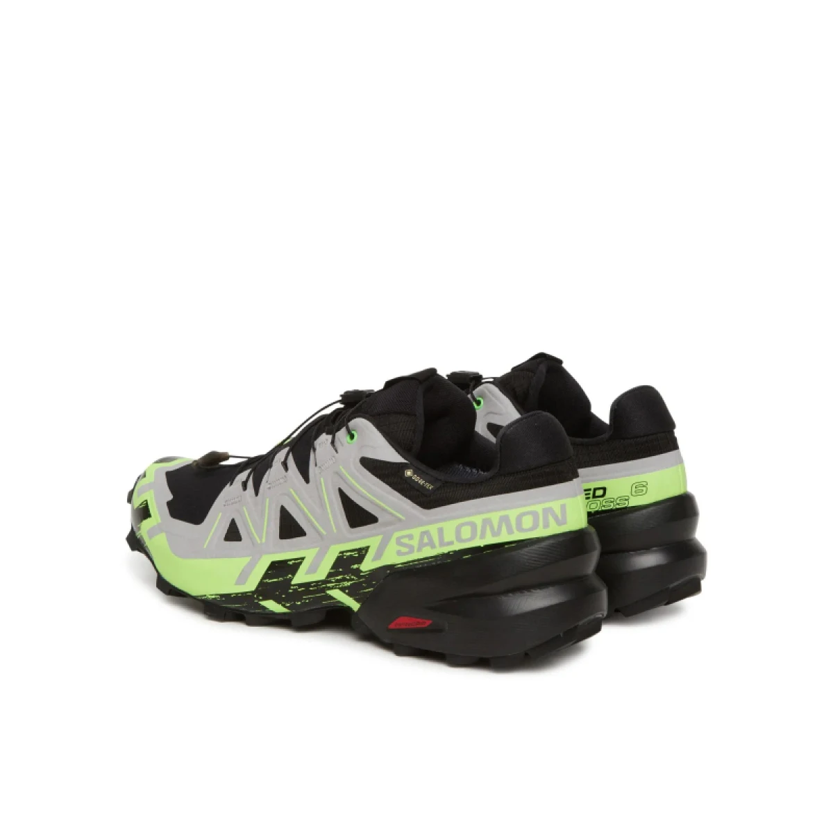 Pánská běžecká trailová obuv SALOMON Speedcross 6 GTX M black alloy green gecko · záber 4