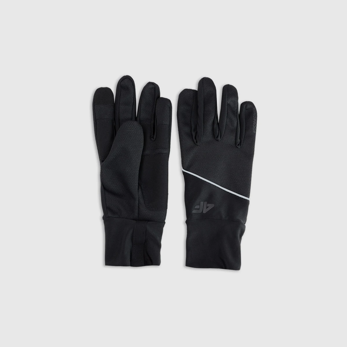 Unisex softshellové rukavice Touch Screen - černé · záber 1