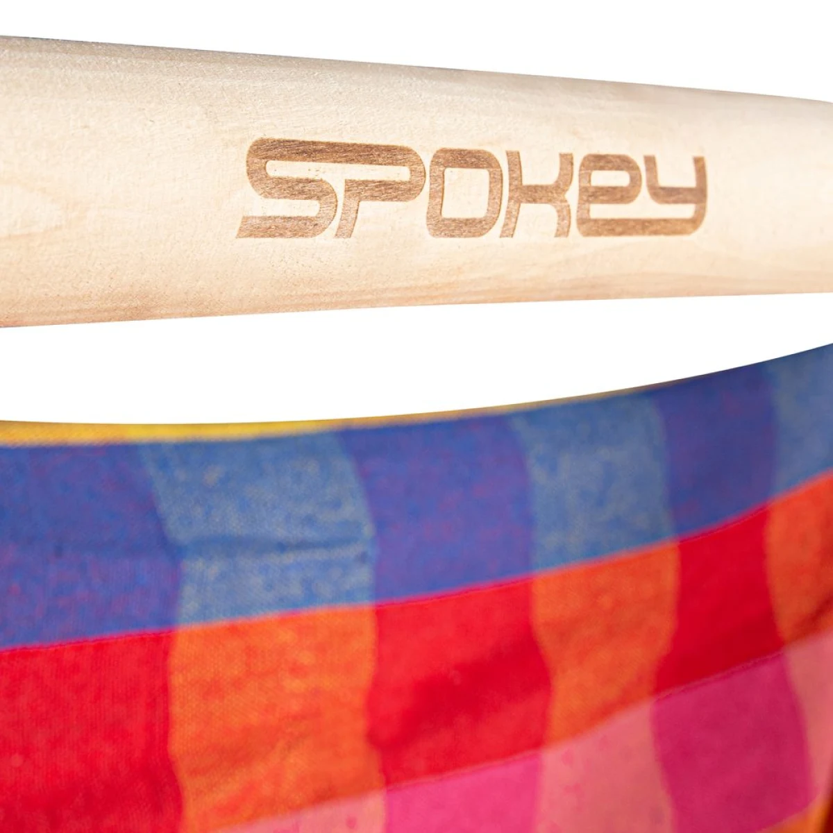 Spokey BENCH DELUXE KÁRO farebná Hojdacia sieť - sedátko pre dvoch, do 160 kg · záber 5