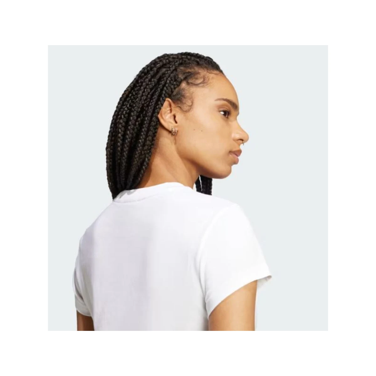 Dámske tričko s krátkym rukávom ADIDAS ORIGINALS ESS SLIM TEE WHITE · záber 4