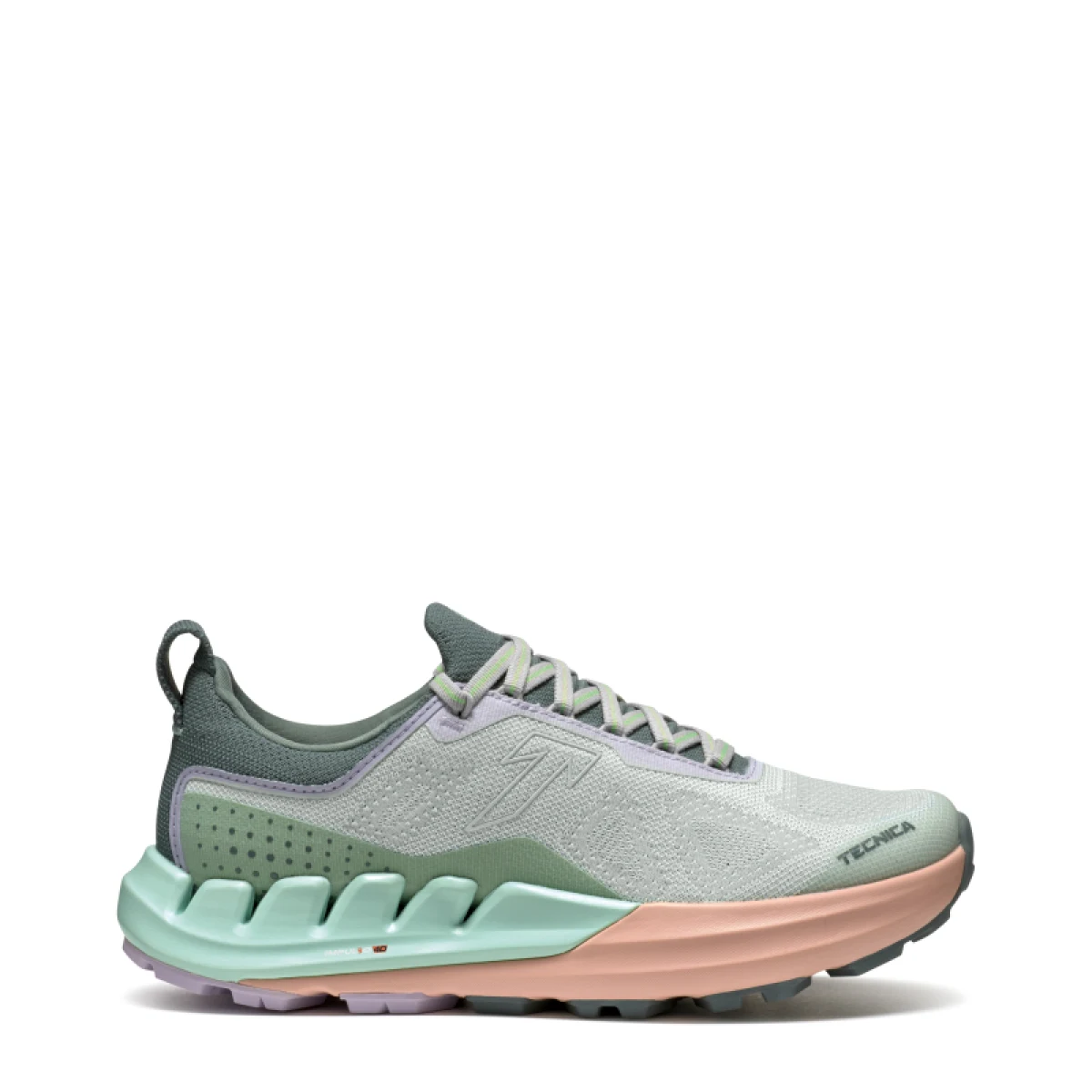 Dámská běžecká trailová obuv TECNICA Pyrox Xplore Ws, light grey dark green · záber 2