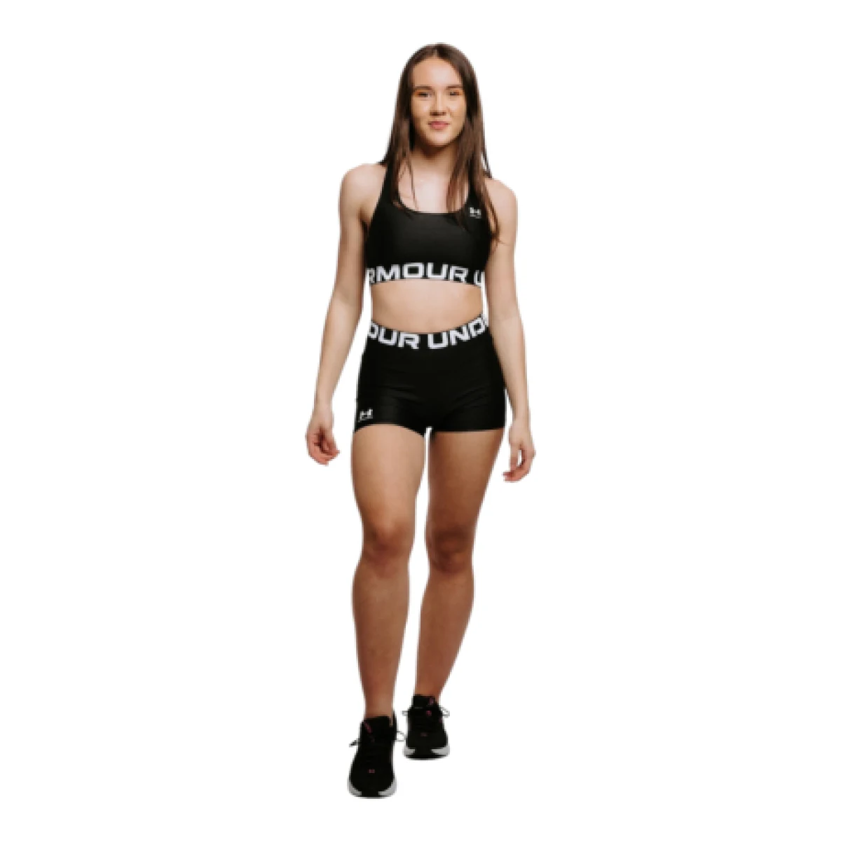 Dámské tréninkové kraťasy UNDER ARMOUR UA HG Shorty-BLK · záber 1