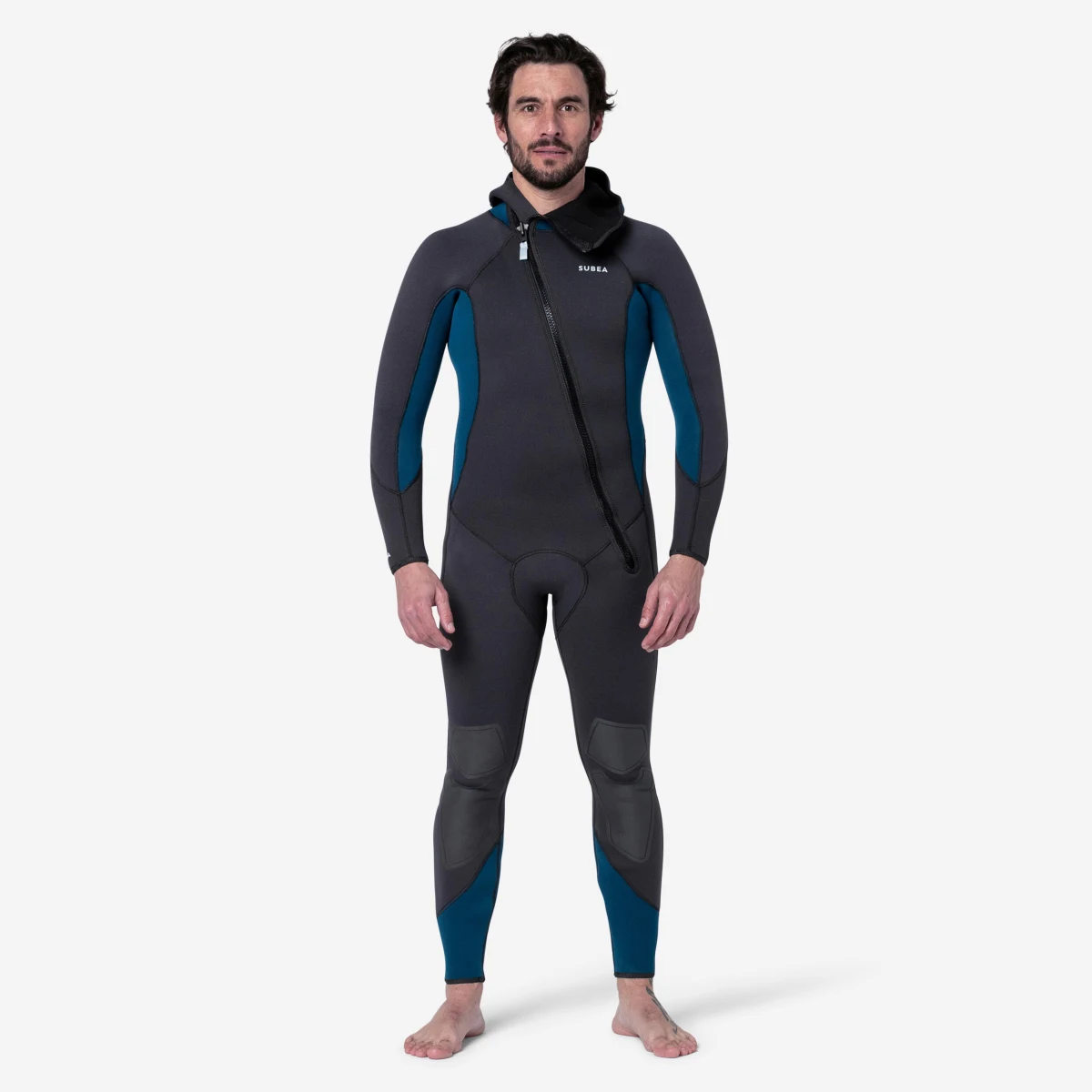 SUBEA Pánsky potápačský neoprén SCD100 5 mm čierno-modrá XS · záber 1