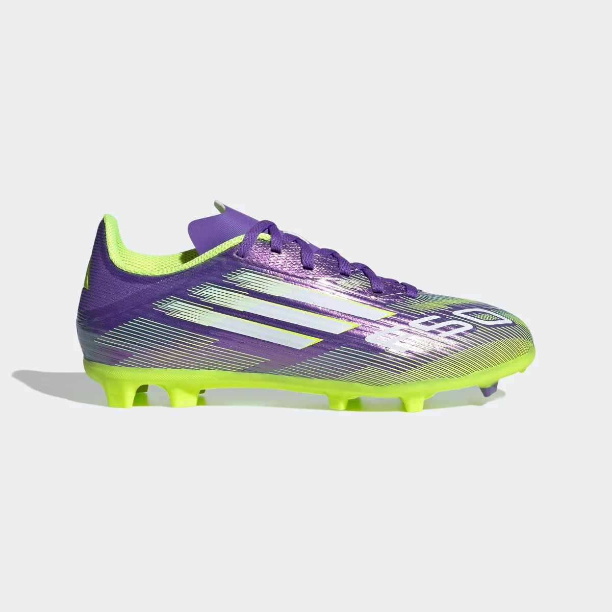 ADIDAS ADIDAS F50 League FG/MG detské kopačky fialovo-zelené 38 · záber 1