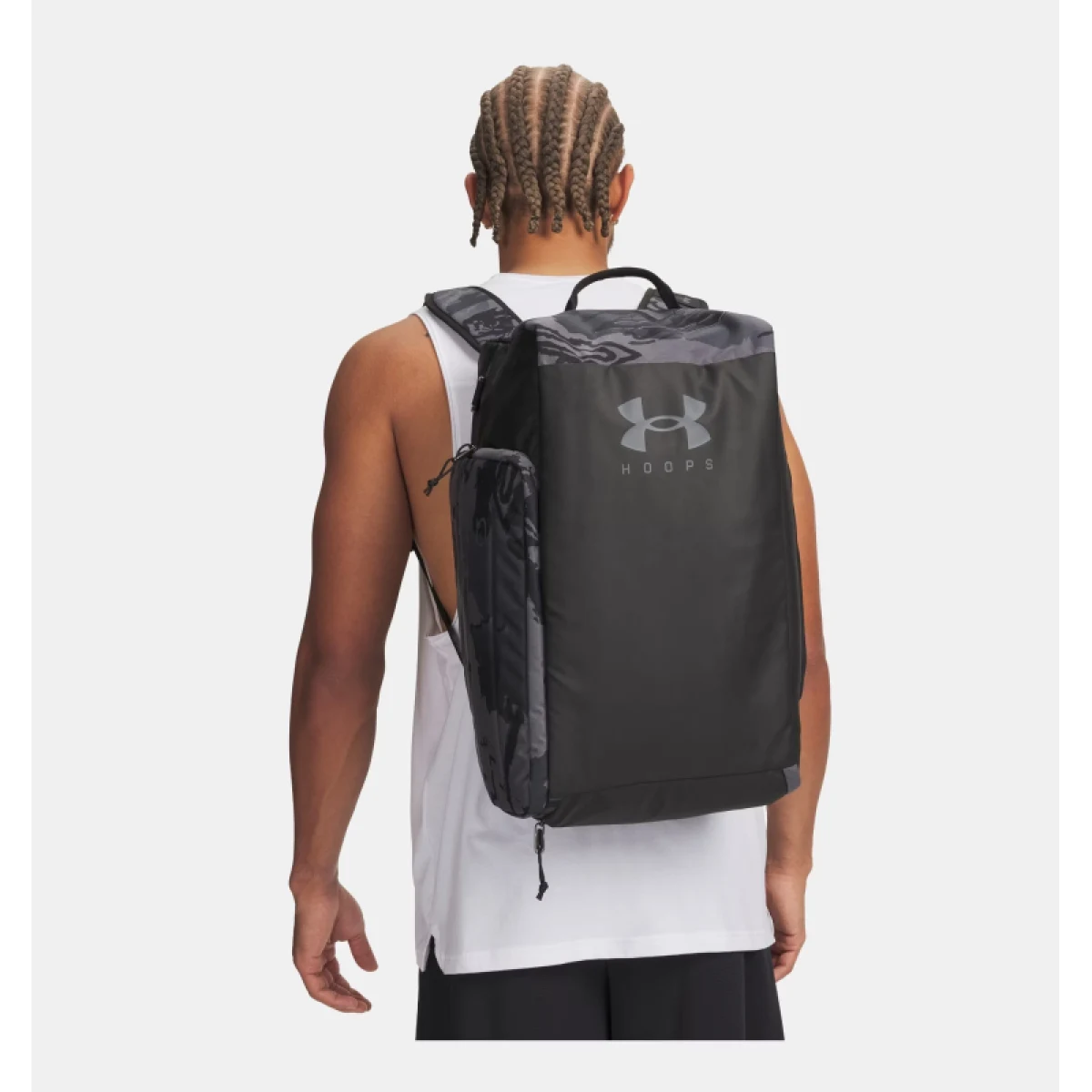 Cestovná taška UNDER ARMOUR UA Contain Duo SM BP Duffle-BLK · záber 5
