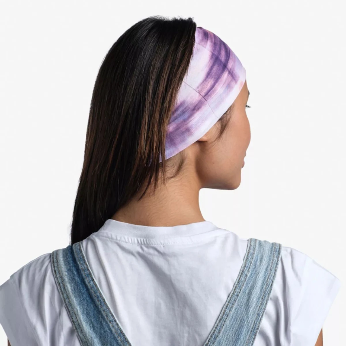 Čelenka BUFF COOLNET UV WIDE HEADBAND SEARY PURPLE · záber 4