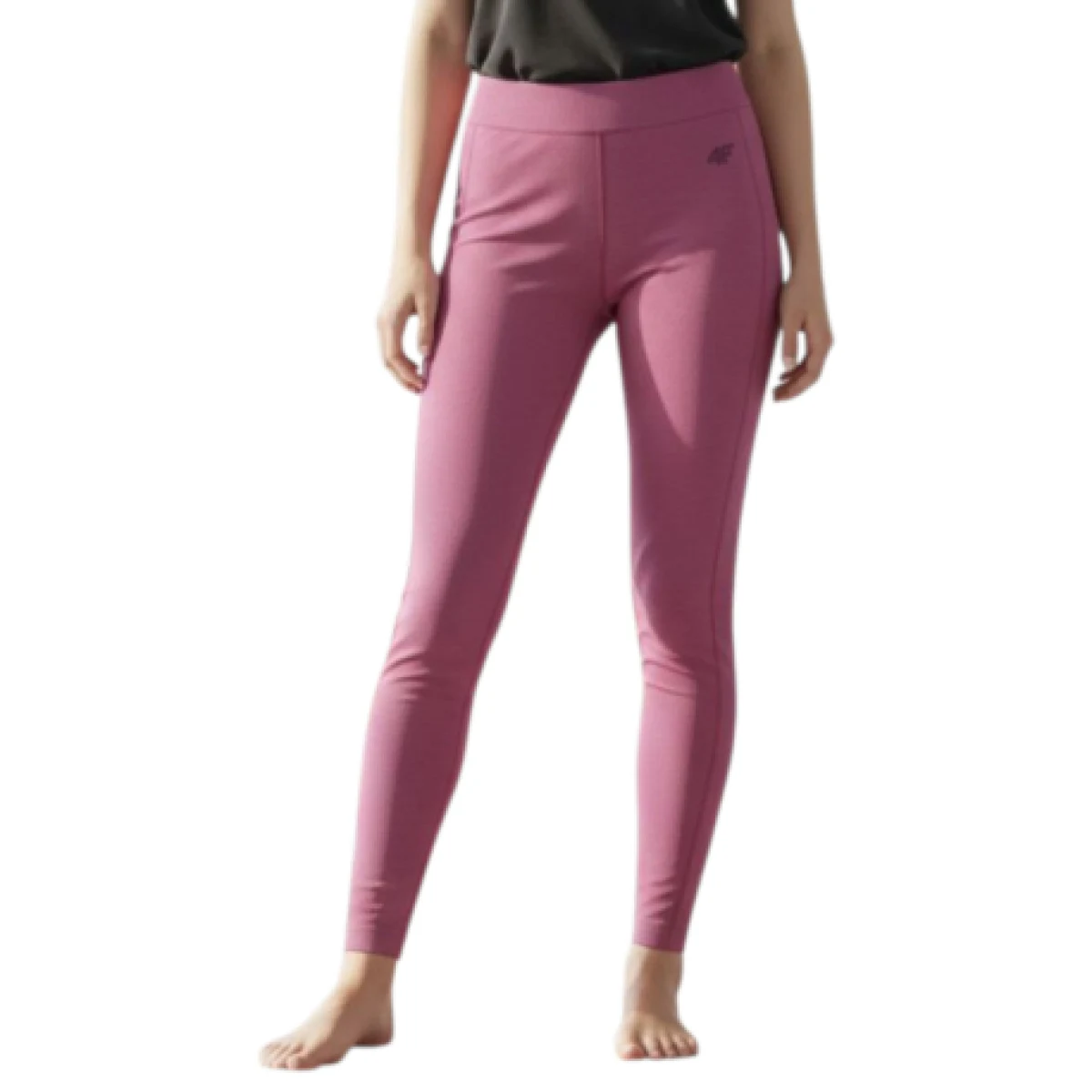 Dievčenské legíny 4F JUNIOR TIGHTS CAS F244-4FJWAW25TTIGF244-53S-DARK PINK · záber 1